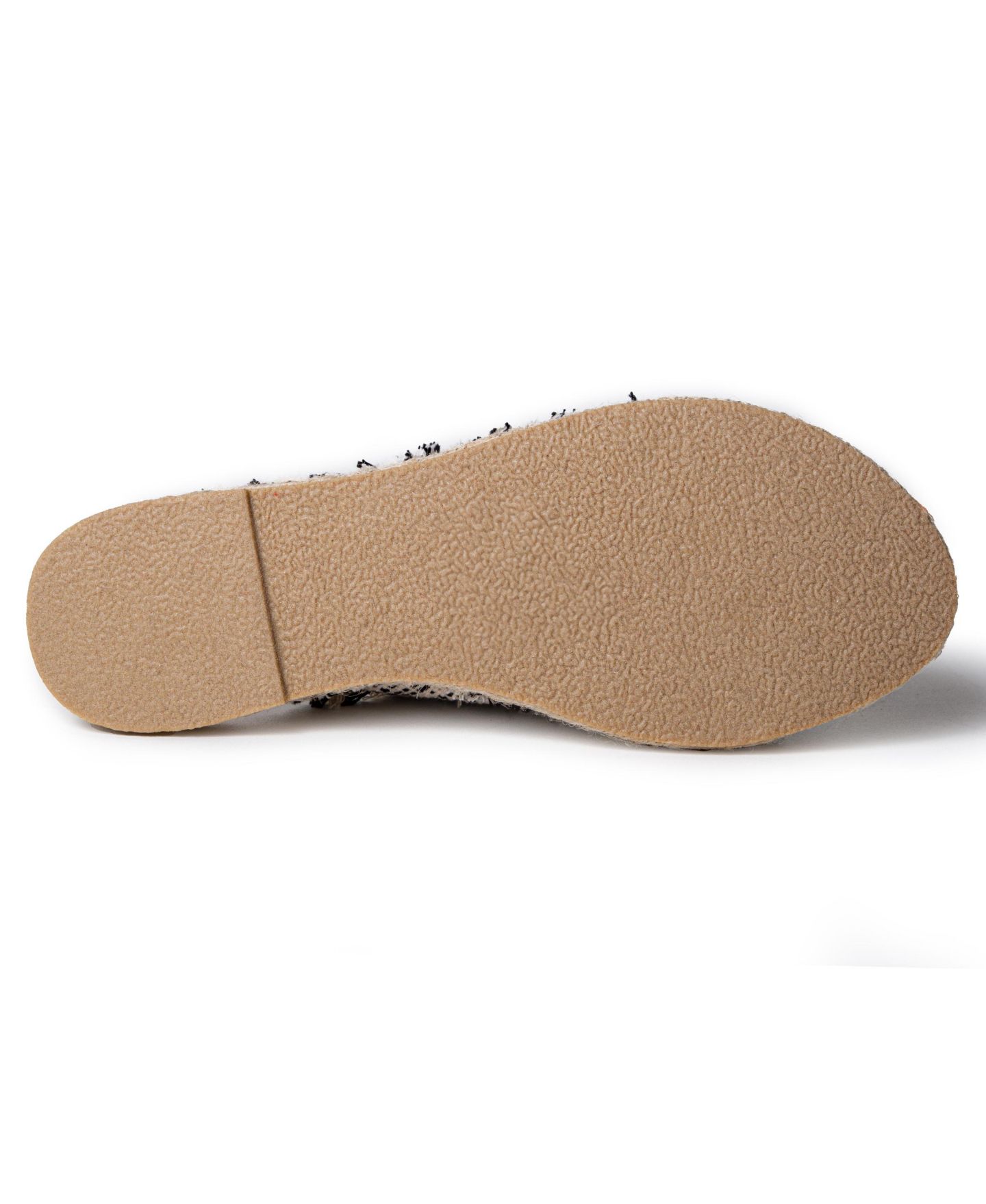 Женские сандалии Minnetonka Pearle Crossband Espadrille, цвет: Чёрный натуральный полосатый — фото 5
