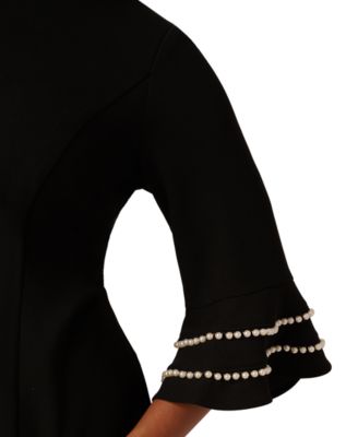 Plus Size 3/4-Sleeve Sheath Dress