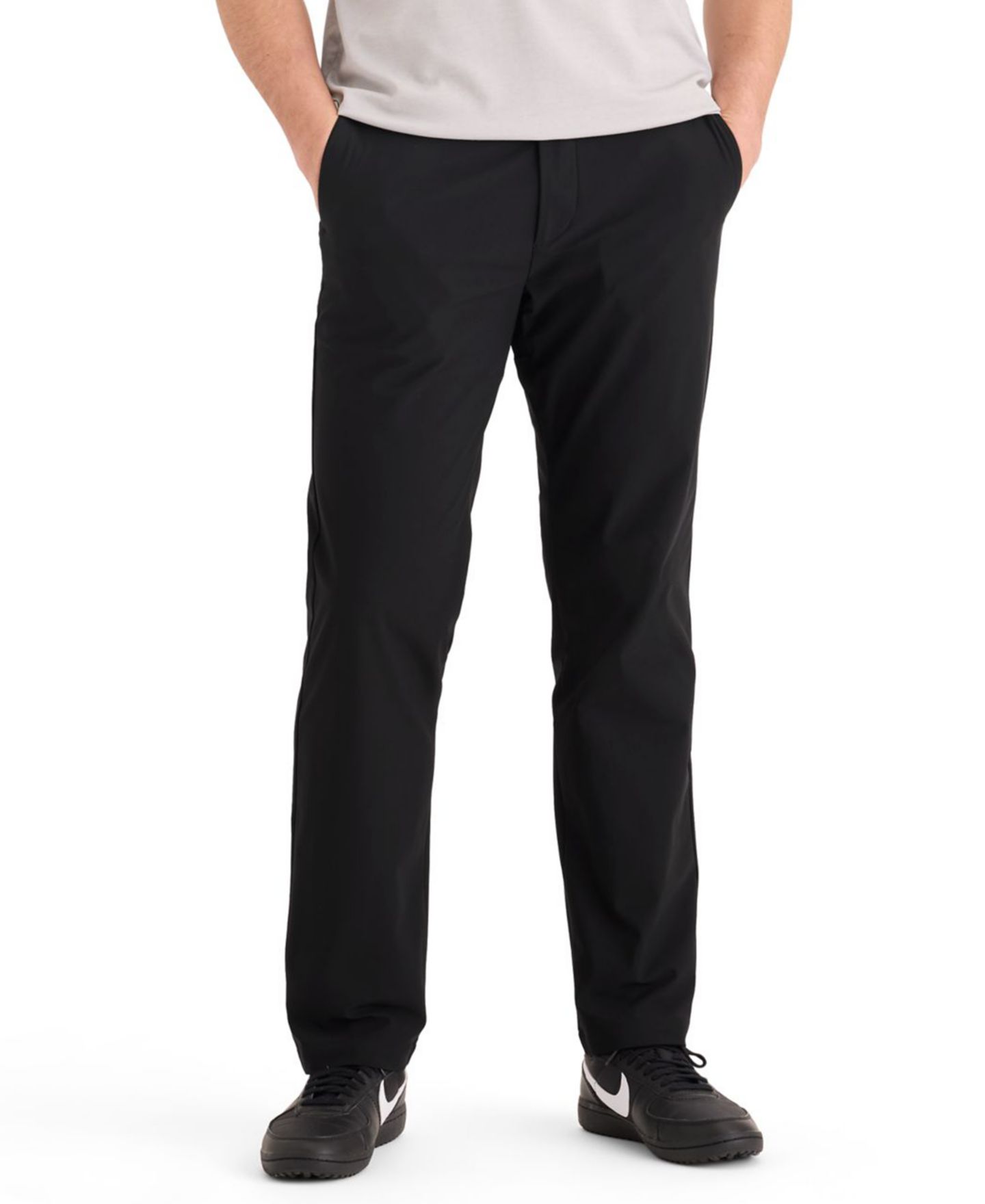 Мужские брюки Dockers Go Airweave Straight-Fit Chino, цвет: Чёрный — фото 1