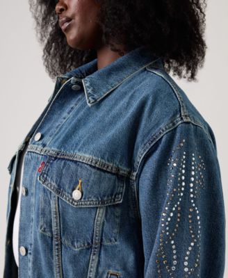 LEVI’S / 90's USA BIG SIZE denim jacket Levi's Plus Size 90s Trucker Long Sleeve Jacket - Macy's