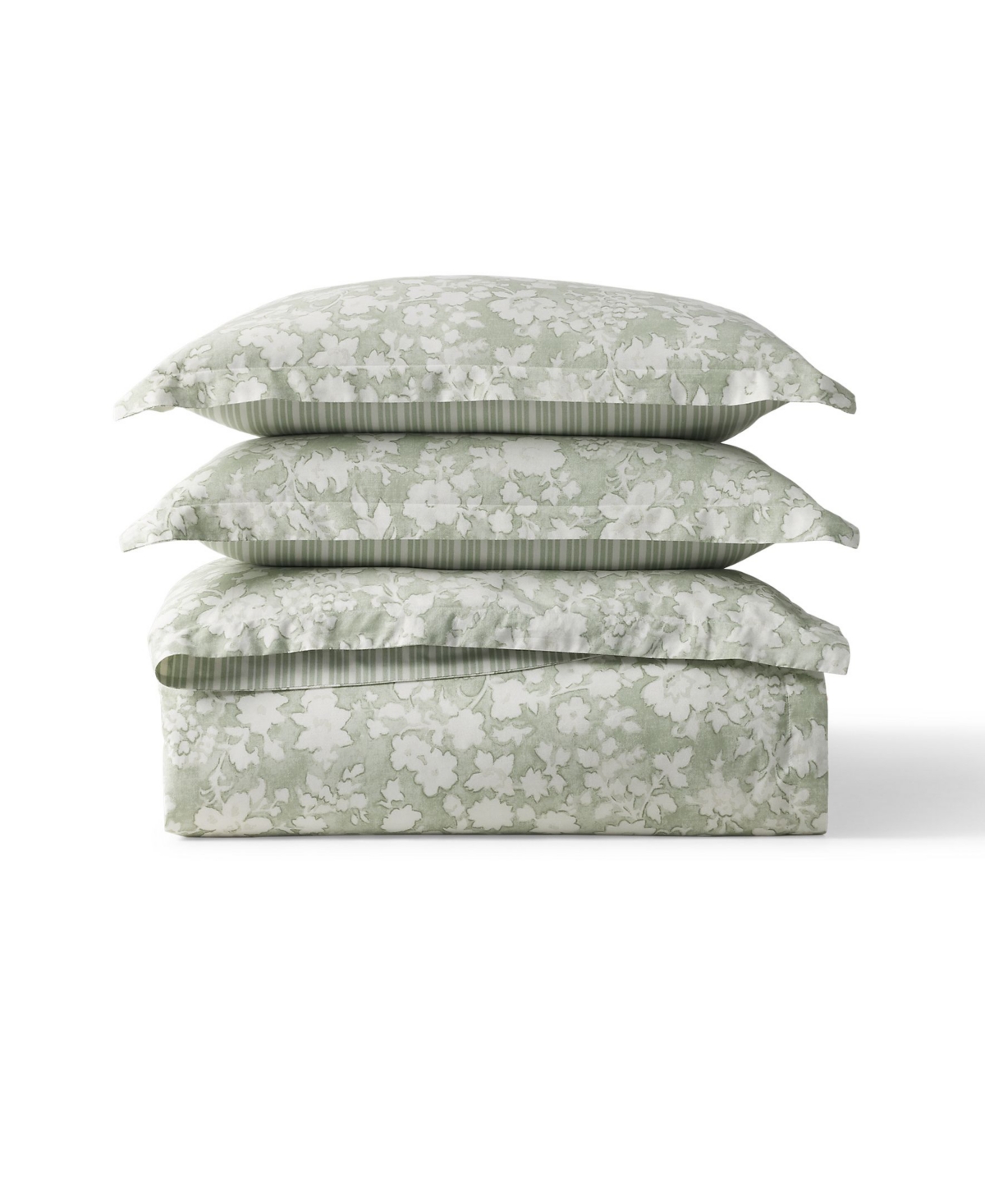 Ralph Lauren Heather Reversible 3-pc. Comforter Set, King In Green