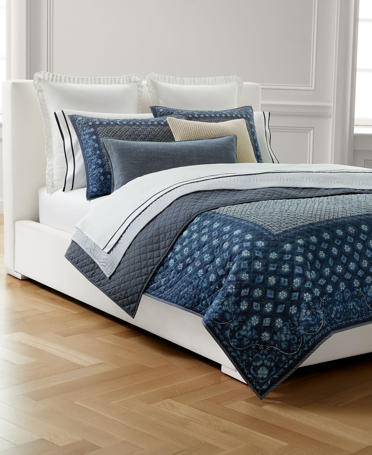 Lauren Ralph Lauren Beckett Diamond-Stitched Cotton Quilt