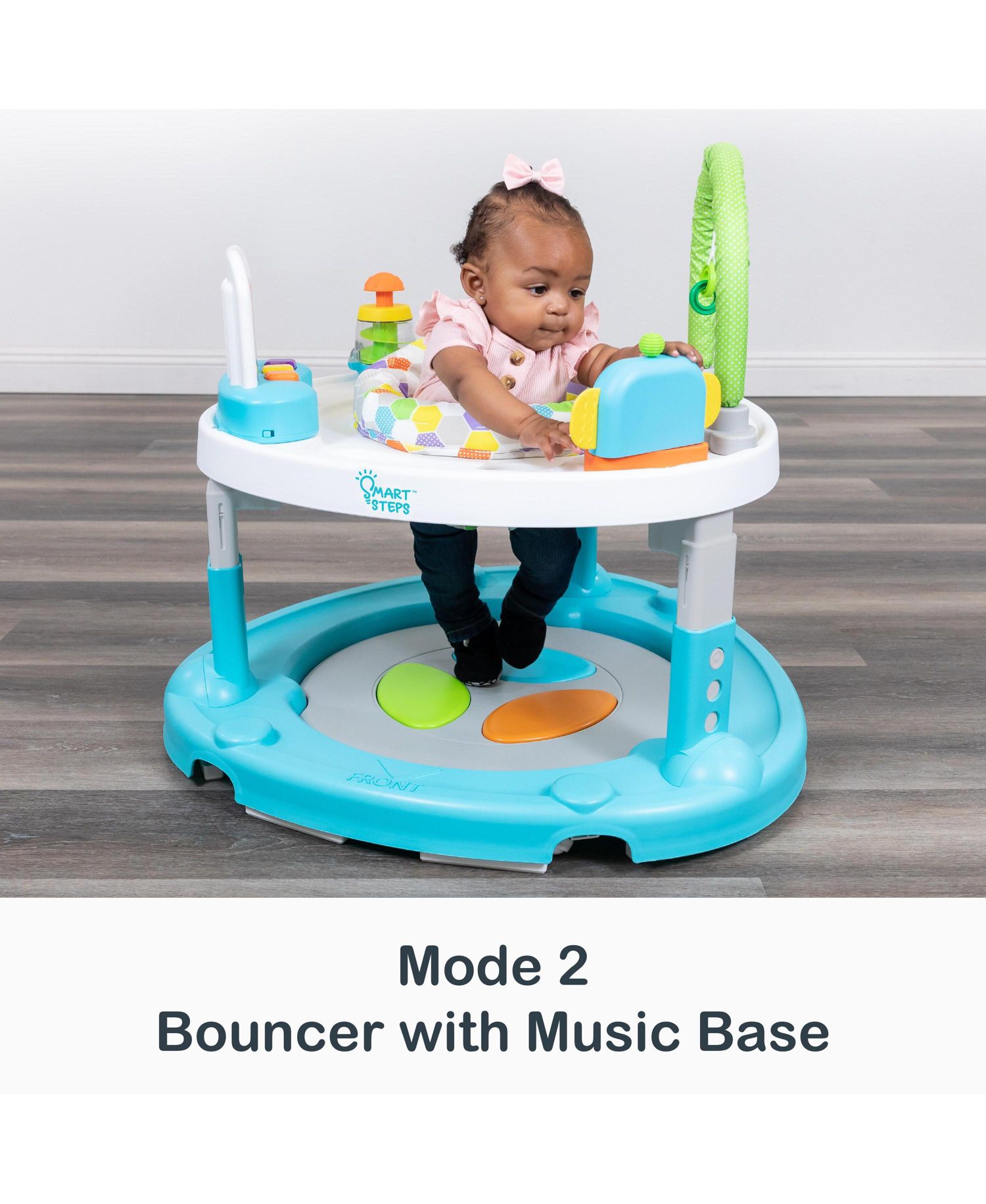Smart Steps Bounce N Dance 4-in-1 Activity Center Walker - Harmony Fun