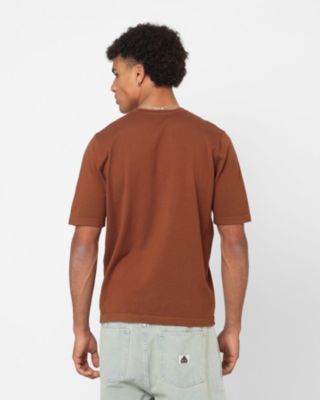 Men's Pierre Short Sleeve T-Shirt, Brown - L