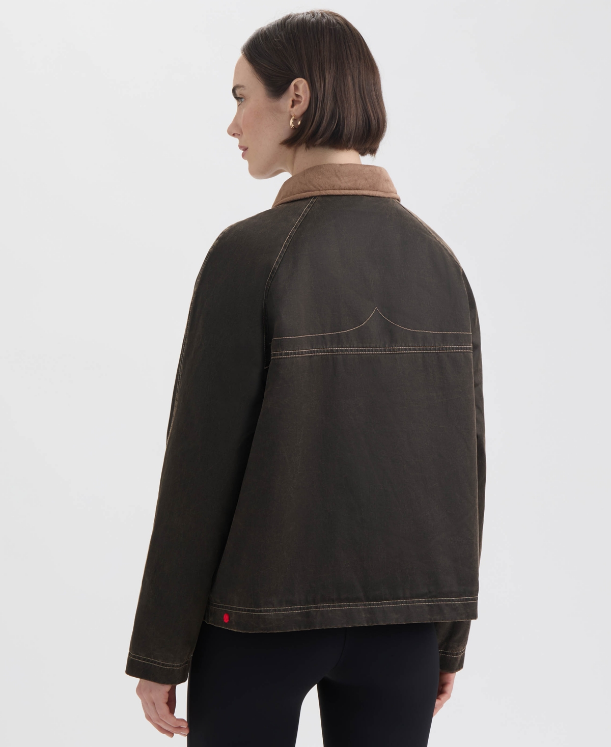 Hunter Bex Washed Wax Hunting Jacket In Brown