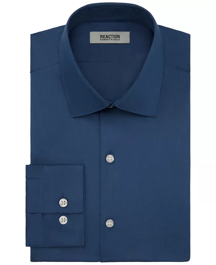 Men's Slim Fit Stretch Dress Shirt - thumbnail 8