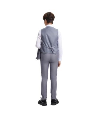 Grey Stacy Adams 5 PC Child - Big Boy Suits