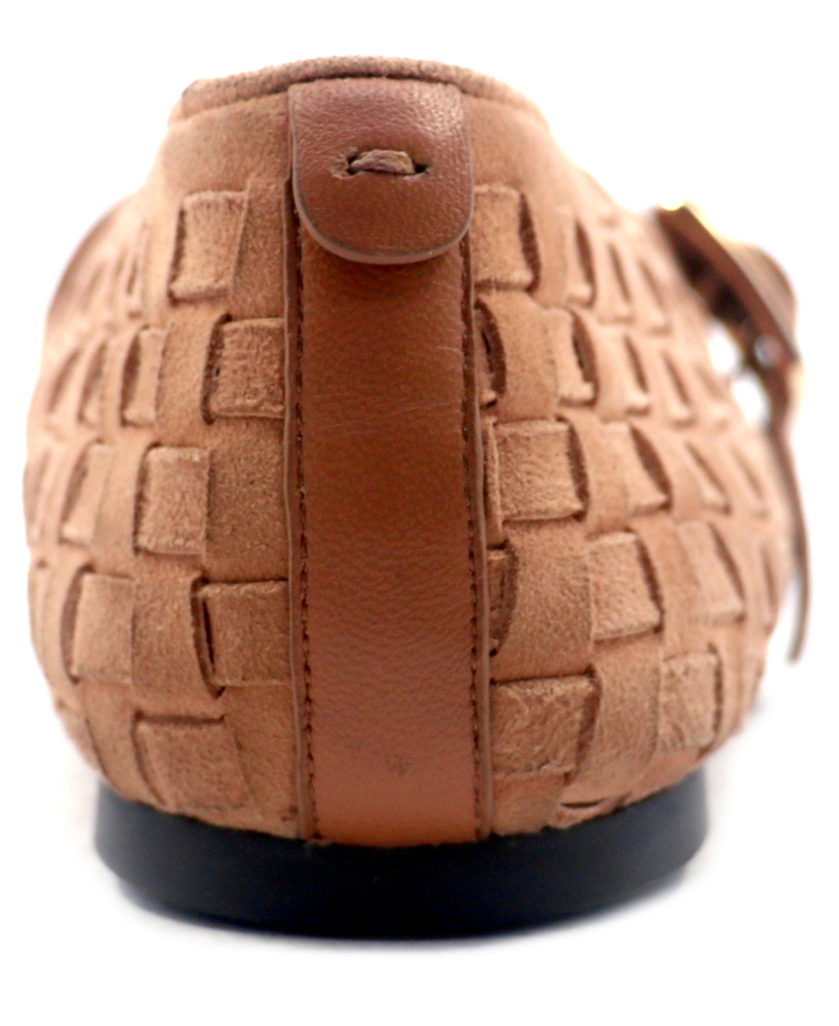 Gentle Souls Winifred Woven Mary Jane Flat In Brown