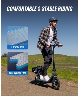 Foldable Electric Scooter, 550W Motor, 18.6 MPH Max Speed, 20 Miles Range