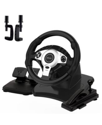 Racing Wheel with 270&deg;/900&deg; Rotation, Pedals & Gear Shifter – Compatible with Xbox Series X|S, Xbox One, PS4, PS3, PC & Switch – Dual Motor Vibration