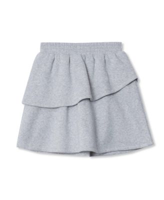 Girls Tiered Fleece Skort