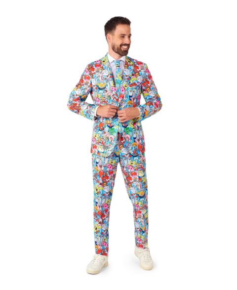 Мужской карнавальный костюм OppoSuits Official SpongeBob Nickelodeon, разноцветный