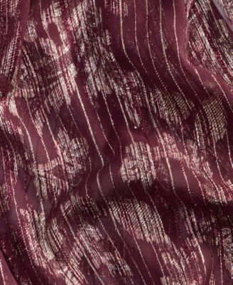 Floral Tinsel Jacquard Evening Wrap, Macy's Exclusive
