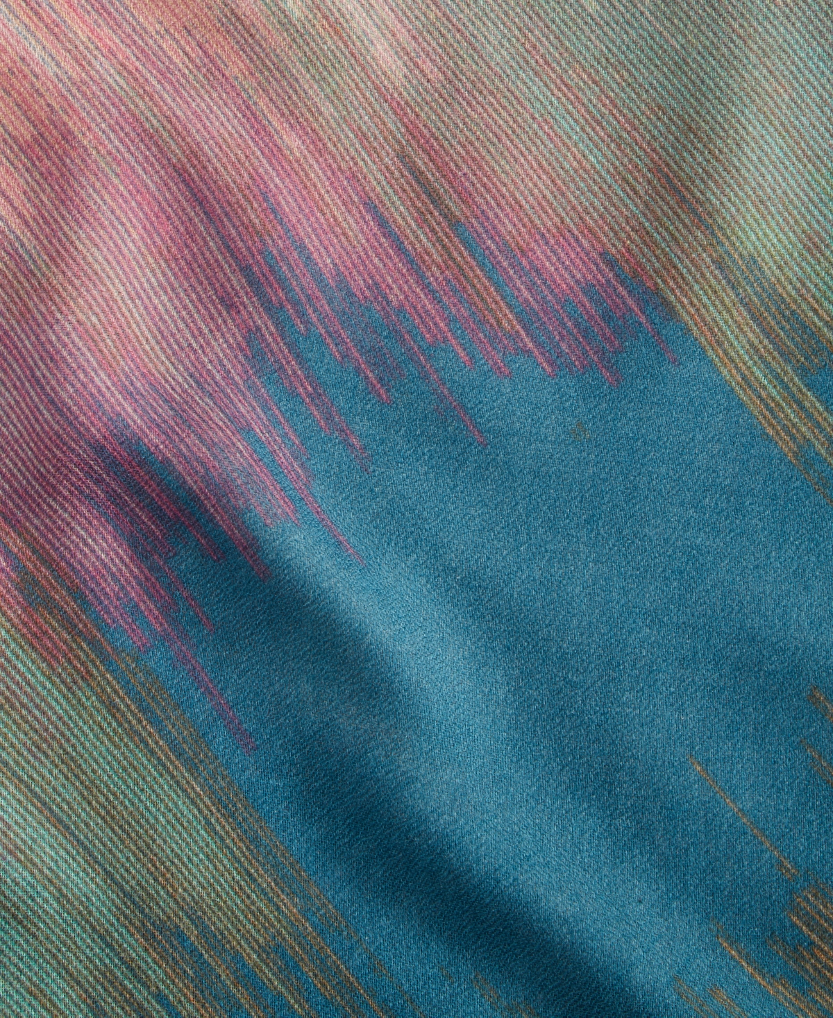 Inc International Concepts Blur Dye-print Square Scarf, Macy's Exclusive In Blue