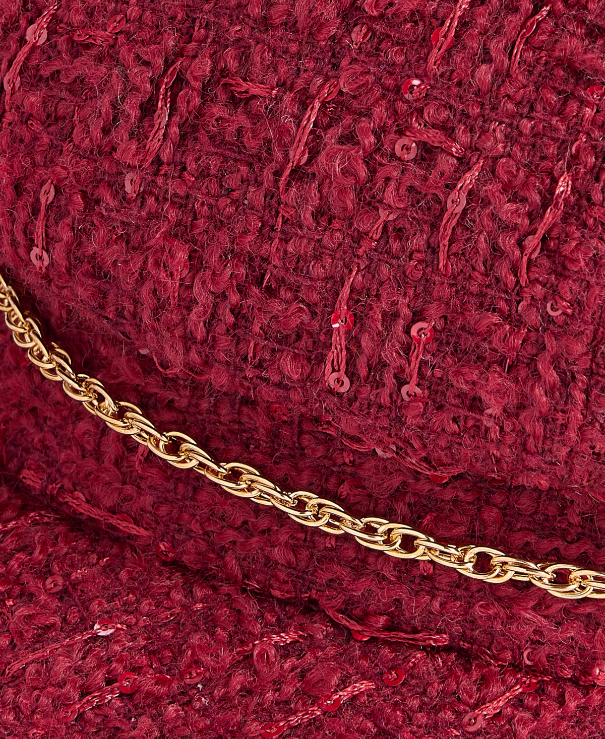 Inc International Concepts Sequin And Shine Newsboy Cap, Macy's Exclusive In Red