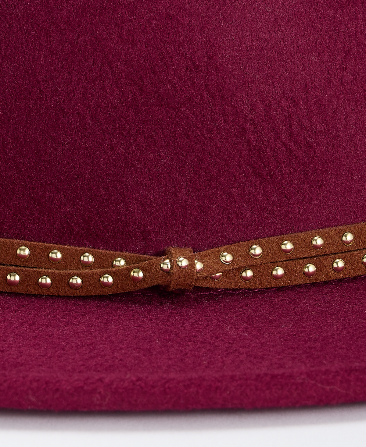 Inc International Concepts Double Stud Band Panama Hat, Macy's Exclusive In Red