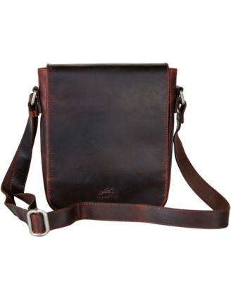 Men's On-the-Go Leather Crossbody Bag