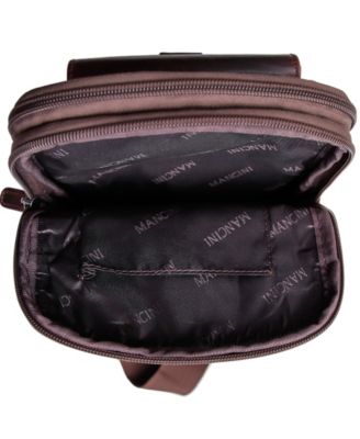 Men's Leather Crossbody Organizer Bag