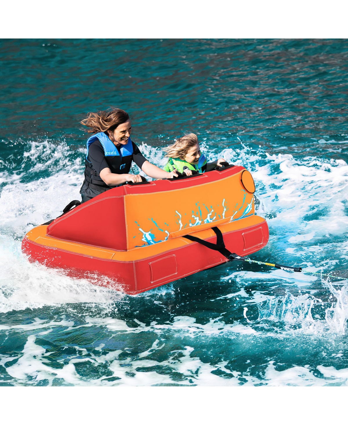 2-Person Water Sport Inflatable Towable Tubes for Boating