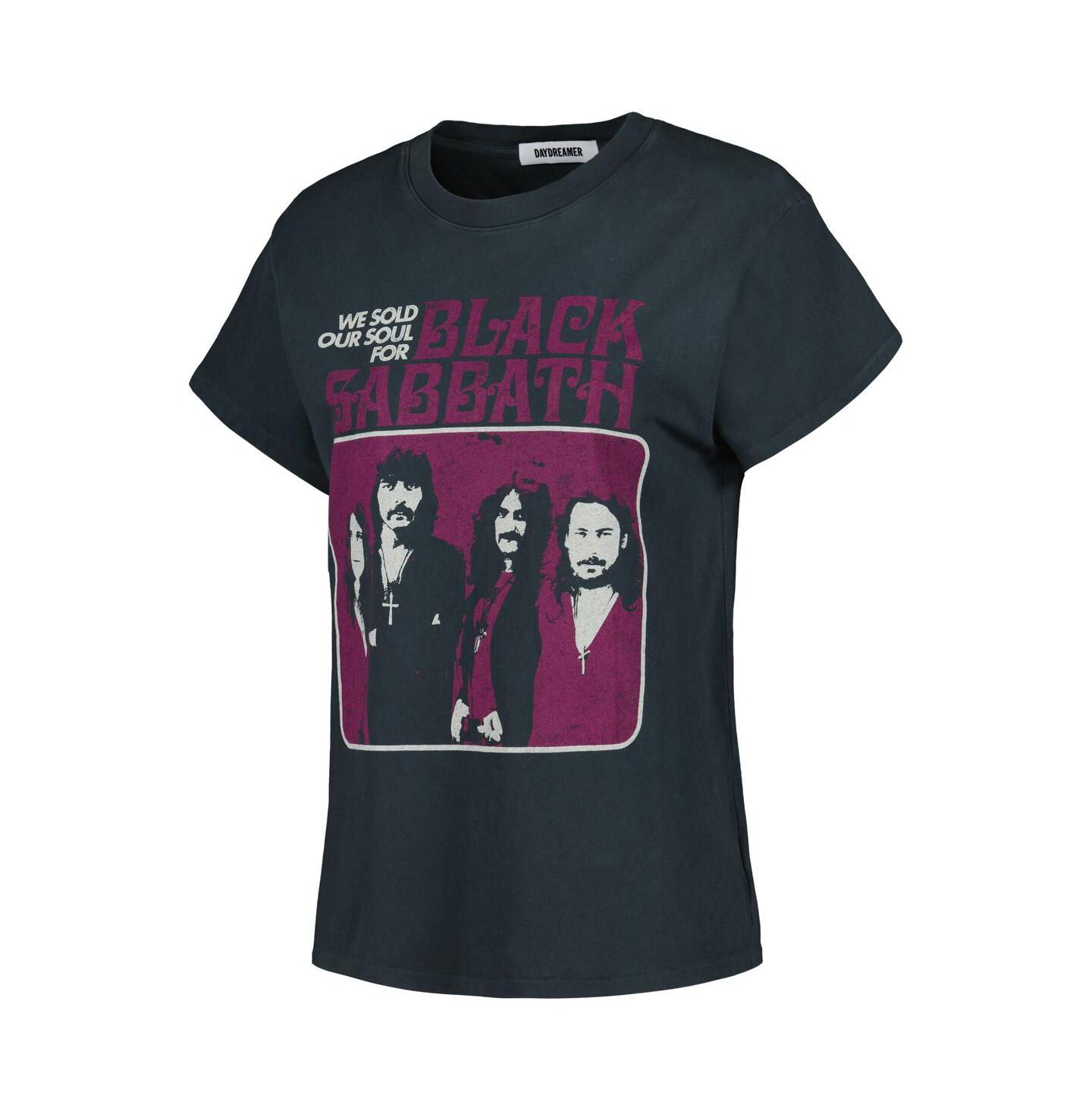 Женская футболка Daydreamer Charcoal Black Sabbath Tour Graphic — фото 4