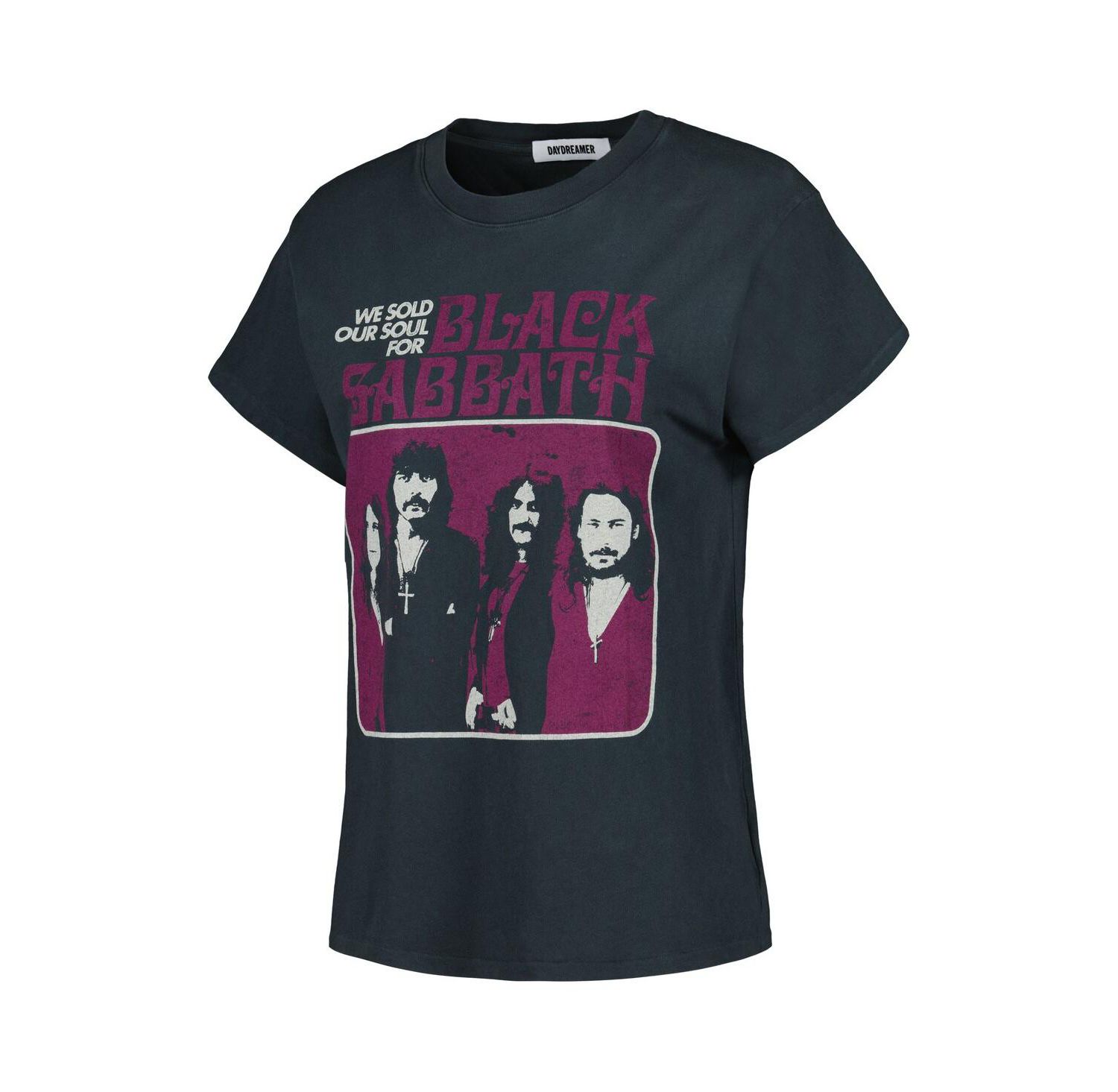 Women's Charcoal Black Sabbath Tour Graphic T-Shirt