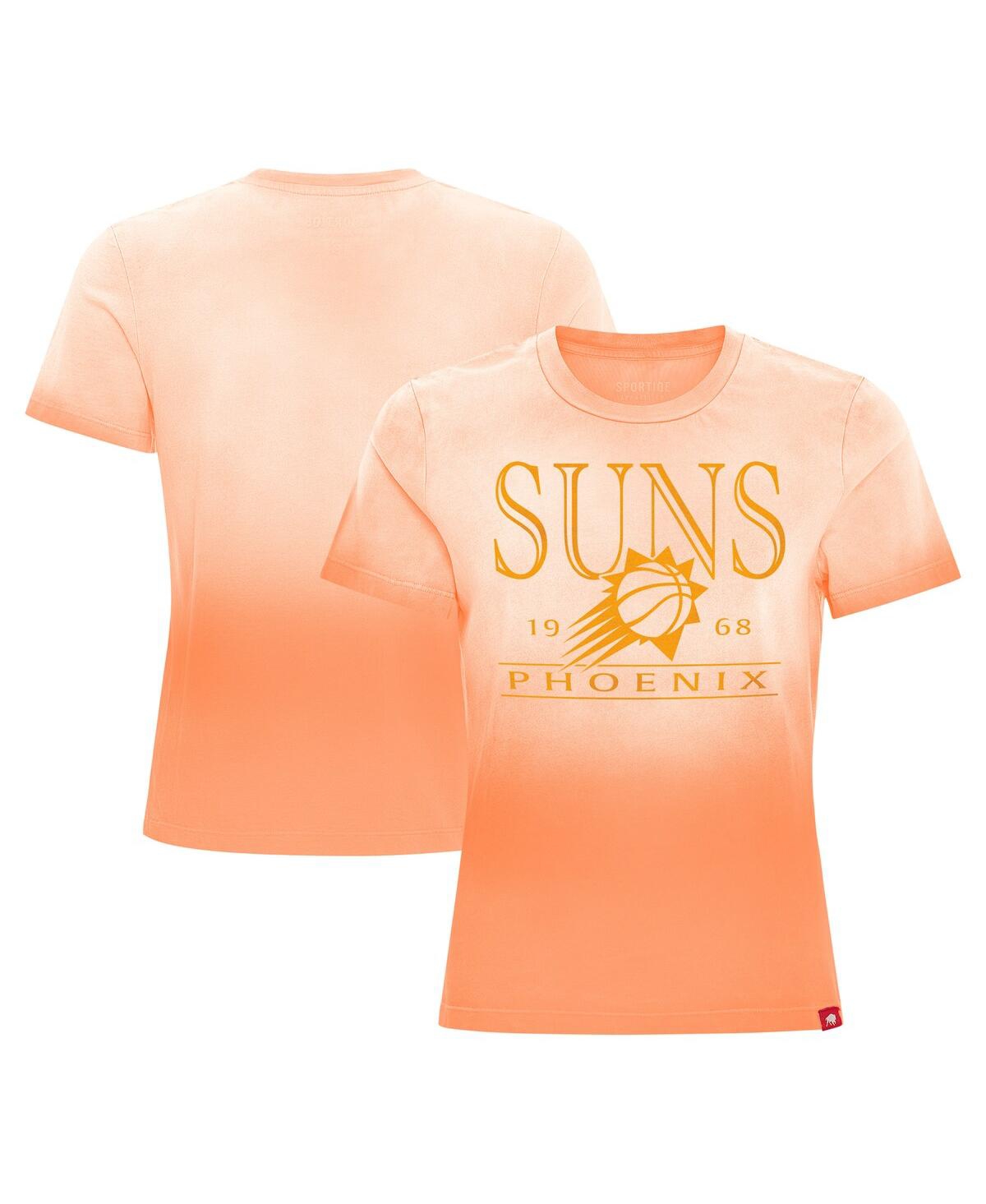 Sportiqe Women's Orange Phoenix Suns Arcadia Sun-dipped T-shirt In Orange