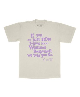 Playa Society - Men's and Women's Cream Golden State Valkyries "We Told You So" T-Shirt