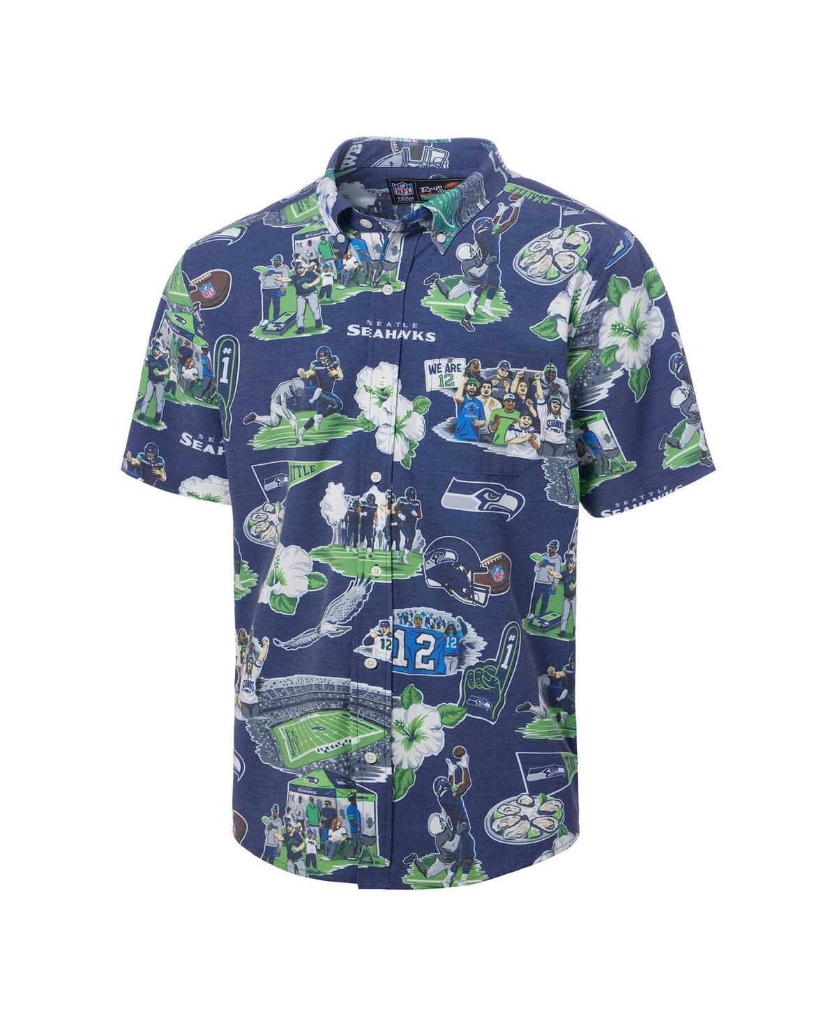 Reyn Spooner Men's Navy Dallas Cowboys Scenic Button-down Shirt In Blue