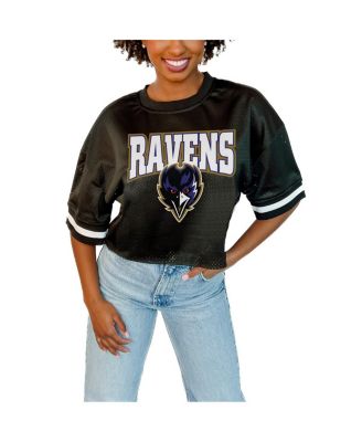 Gameday Couture - Women's Black Baltimore Ravens Game Face Fashion Jersey