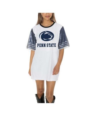 Gameday Couture - Women's White Penn State Nittany Lions Full Sequin Jersey Dress