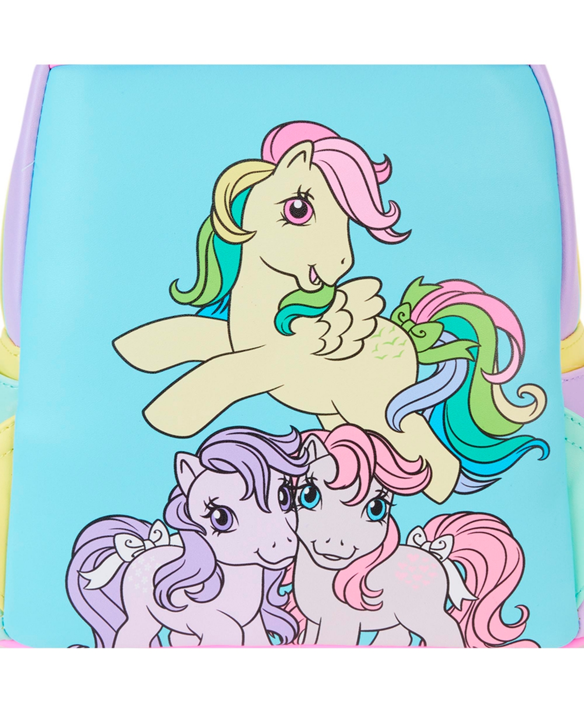 Loungefly My Little Pony Color Block Mini Backpack In Transparent