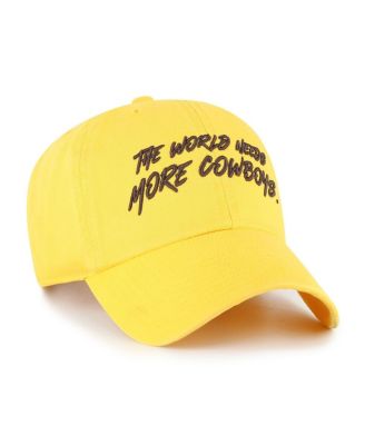 Men's Gold Wyoming Cowboys Clean Up Adjustable Hat