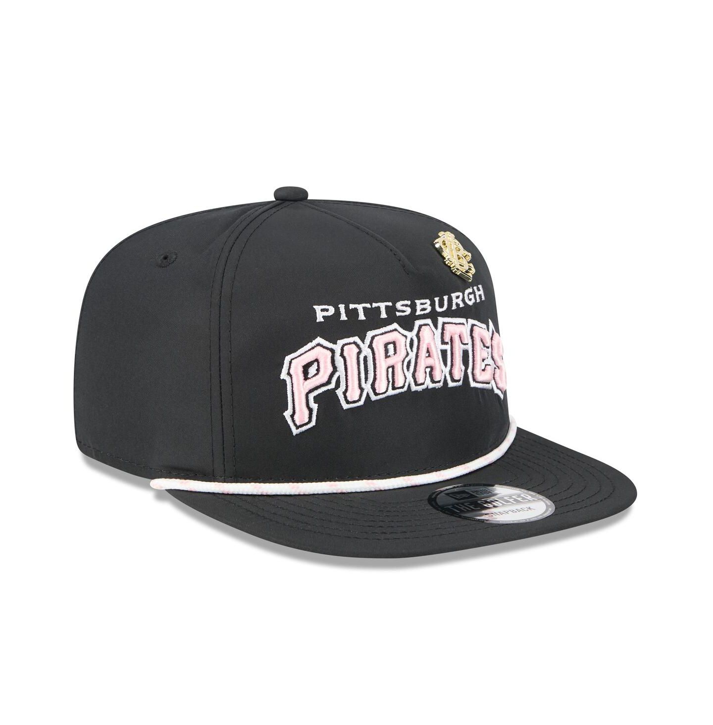 Мужская кепка New Era Black Pittsburgh Pirates 2025 Big League Chew Golfer Snapback Hat — фото 4
