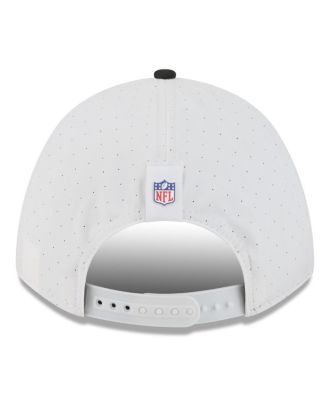Men's White/Black New Orleans Saints 2025 NFL Training Camp A-Frame 9FORTY Adjustable Hat
