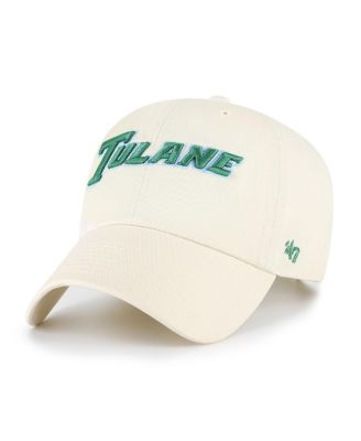 '47 Brand - Men's Sand Tulane Green Wave clean up Adjustable Hat
