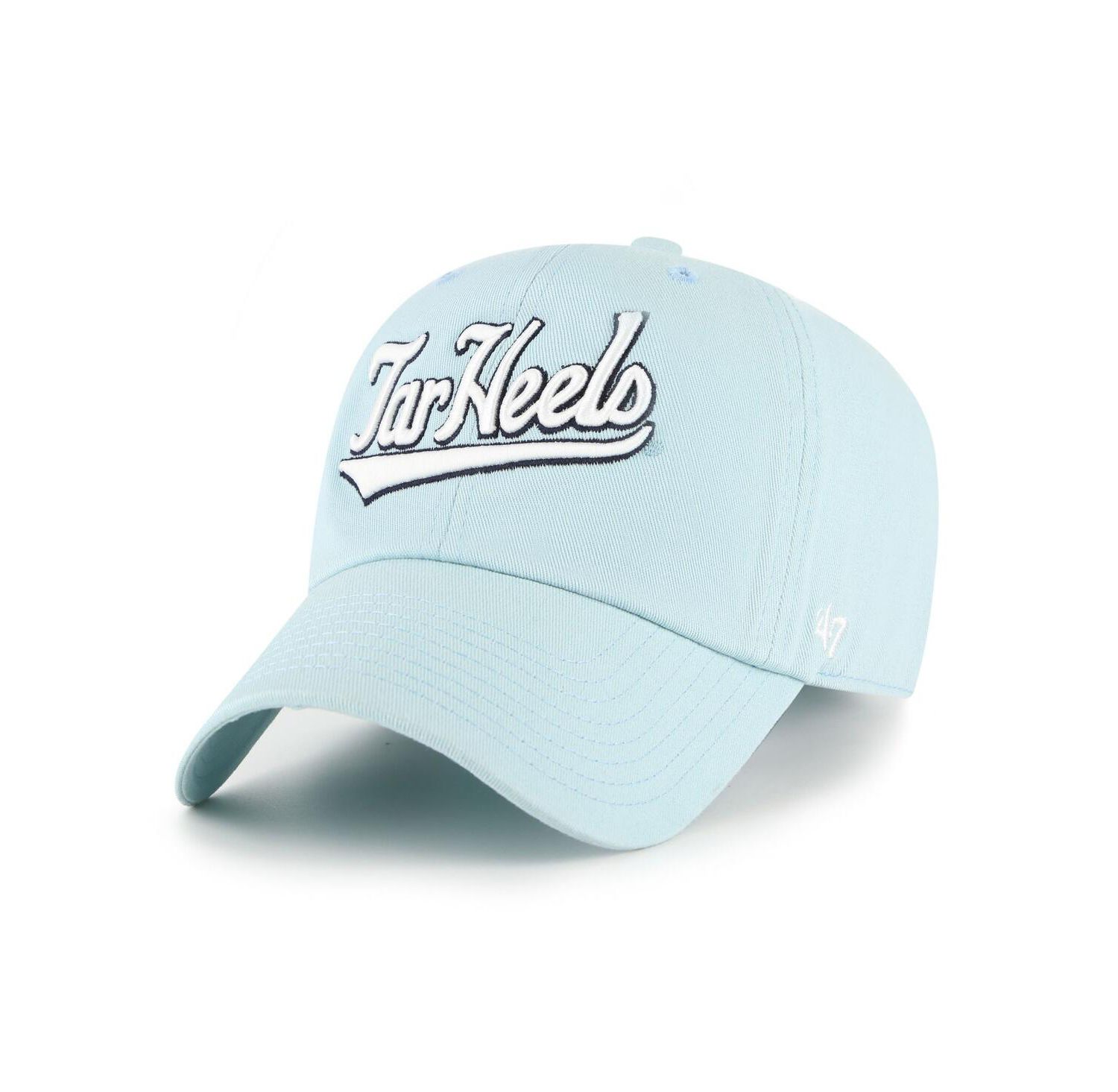 Men's Light Blue North Carolina Tar Heels Clean Up Adjustable Hat