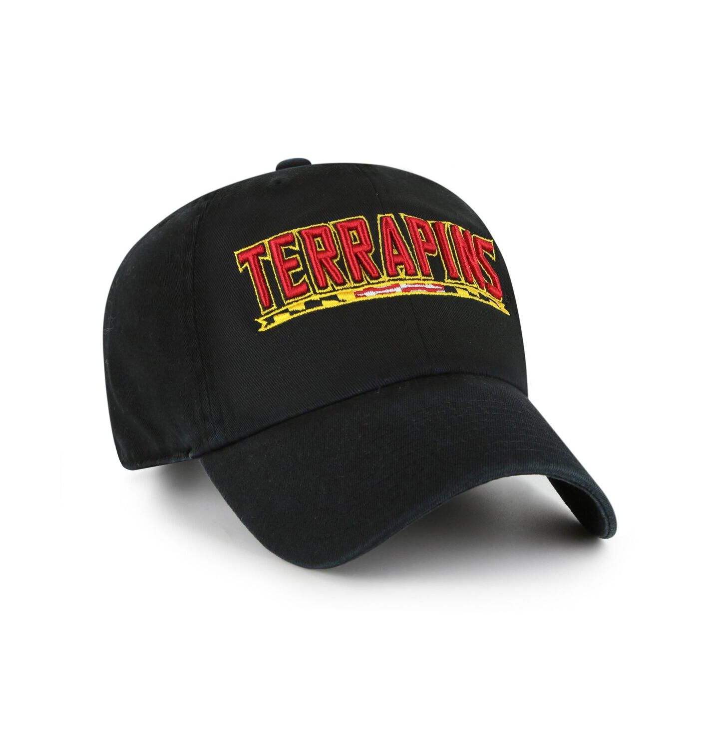 Мужская кепка '47 Brand Black Maryland Terrapins Clean Up Adjustable Hat — фото 3