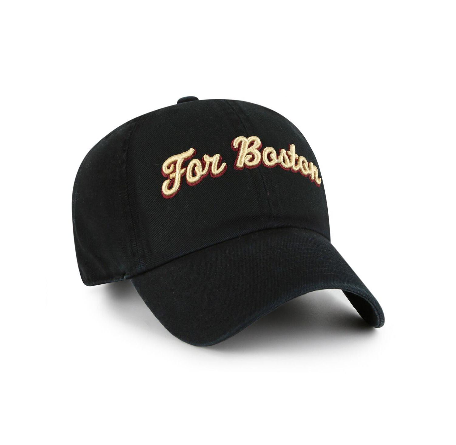 Men's Black Boston College Eagles Clean Up Adjustable Hat