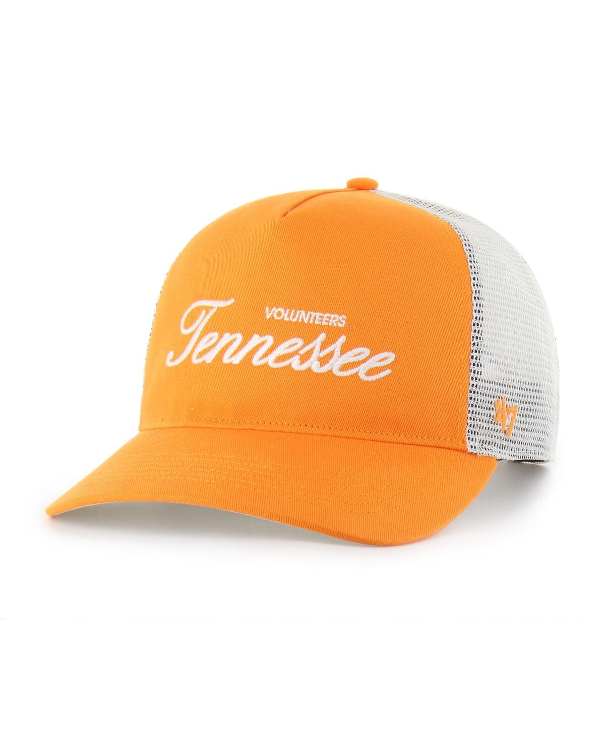 '47 Brand Men's and Women's Tennessee Orange Tennessee Volunteers Contemporary Basics Foundation Trucker Hitch Adjustable Hat