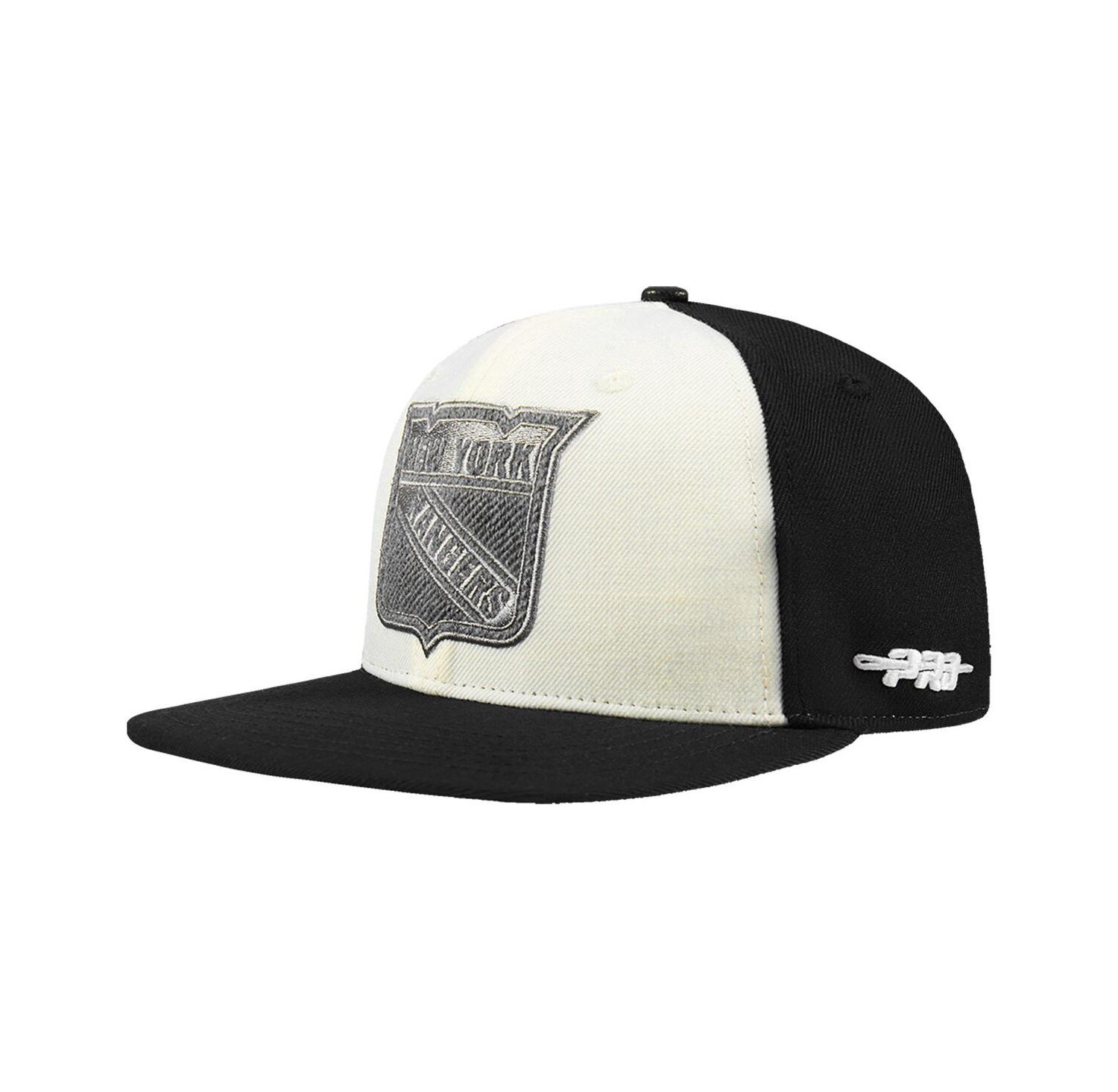 Men's Cream New York Rangers French Terry Snapback Hat
