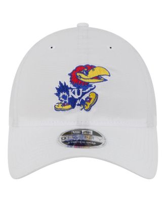 Men's White Kansas Jayhawks Active Ripstop 9TWENTY Adjustable Hat