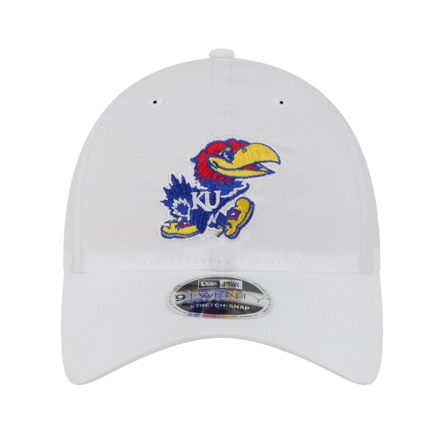 Men's White Kansas Jayhawks Active Ripstop 9TWENTY Adjustable Hat