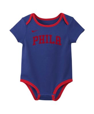 Baby Boys and Girls Philadelphia 76ers 3-Pack Bodysuit Set