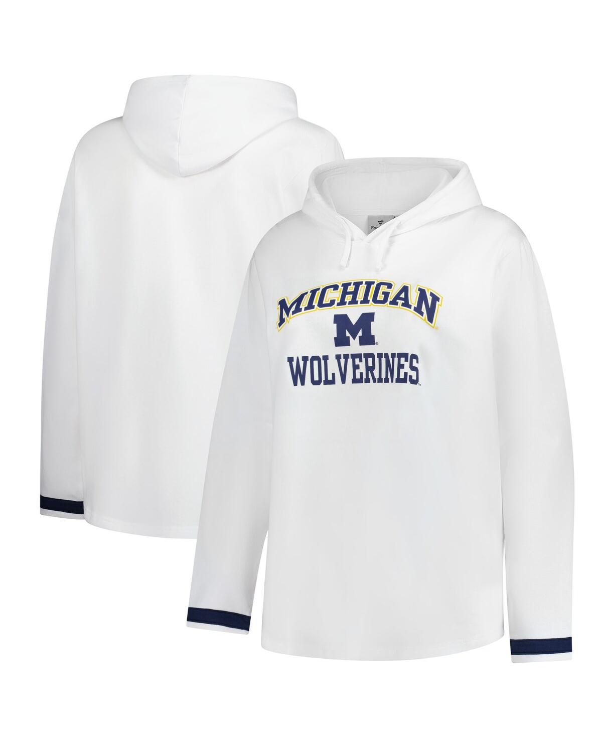 Fanatics Women's White Notre Dame Fighting Irish Plus Size Pullover Hoodie In White