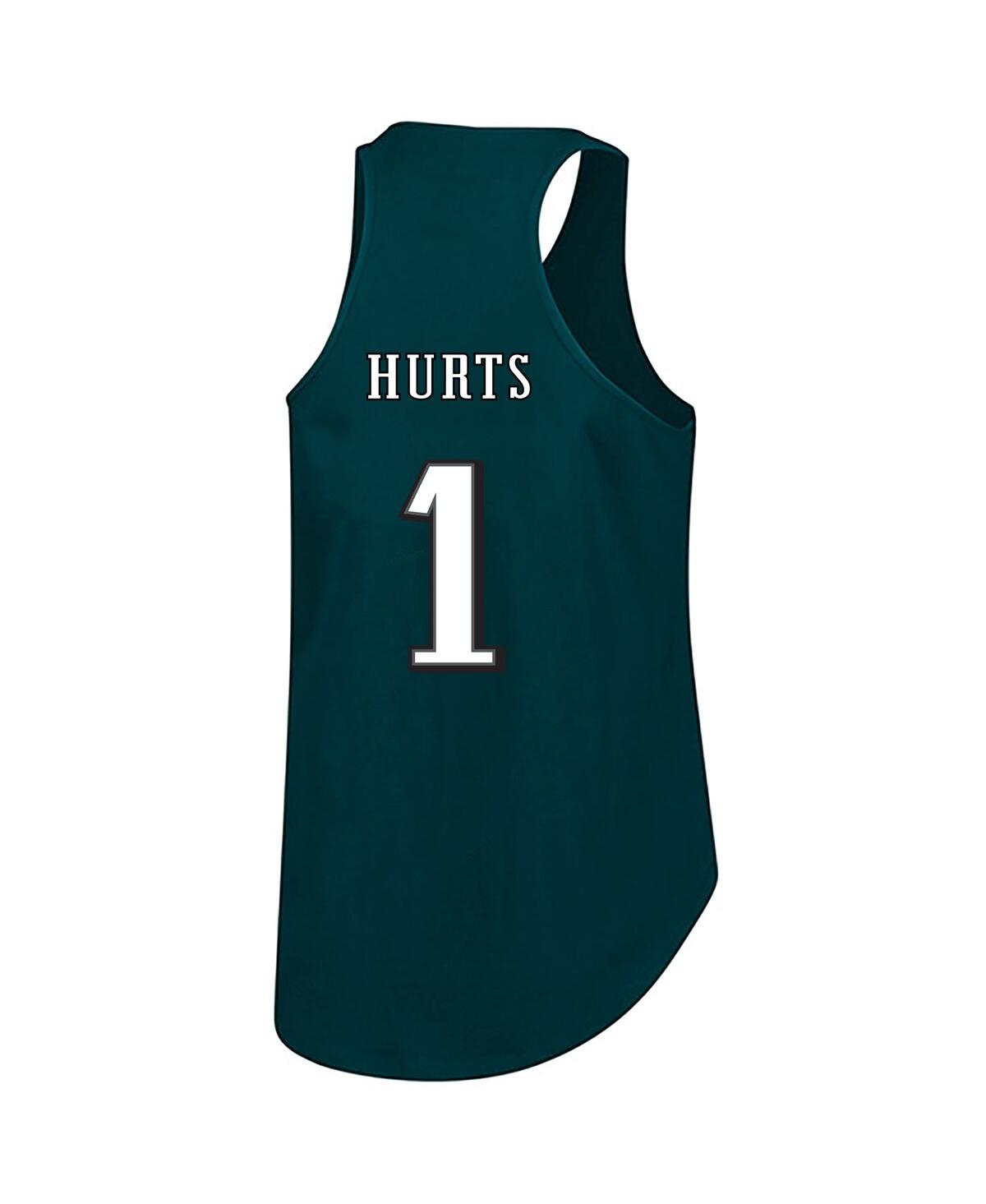 Fanatics Women'sâ Jalen Hurts Green Philadelphia Eagles Plus Size Name Number Tank Top In Green
