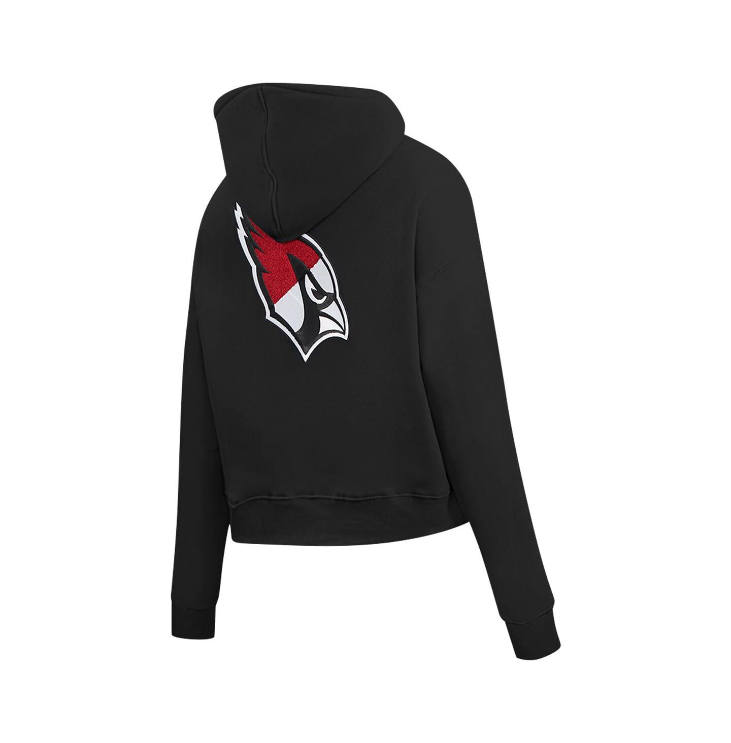 Женское худи Pro Standard Black Arizona Cardinals Split Logo Full-Zip — фото 4