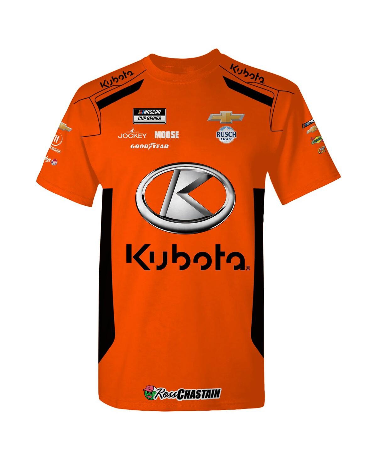 Trackhouse Racing Team Collection Men's Orange Ross Chastain Kubota Uniform T-Shirt