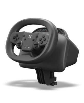Wireless 270&deg;Racing Steering Wheel with Bluetooth, Dual Vibration & Pedals – Compatible with Switch, PS4, PC, Android & iOS