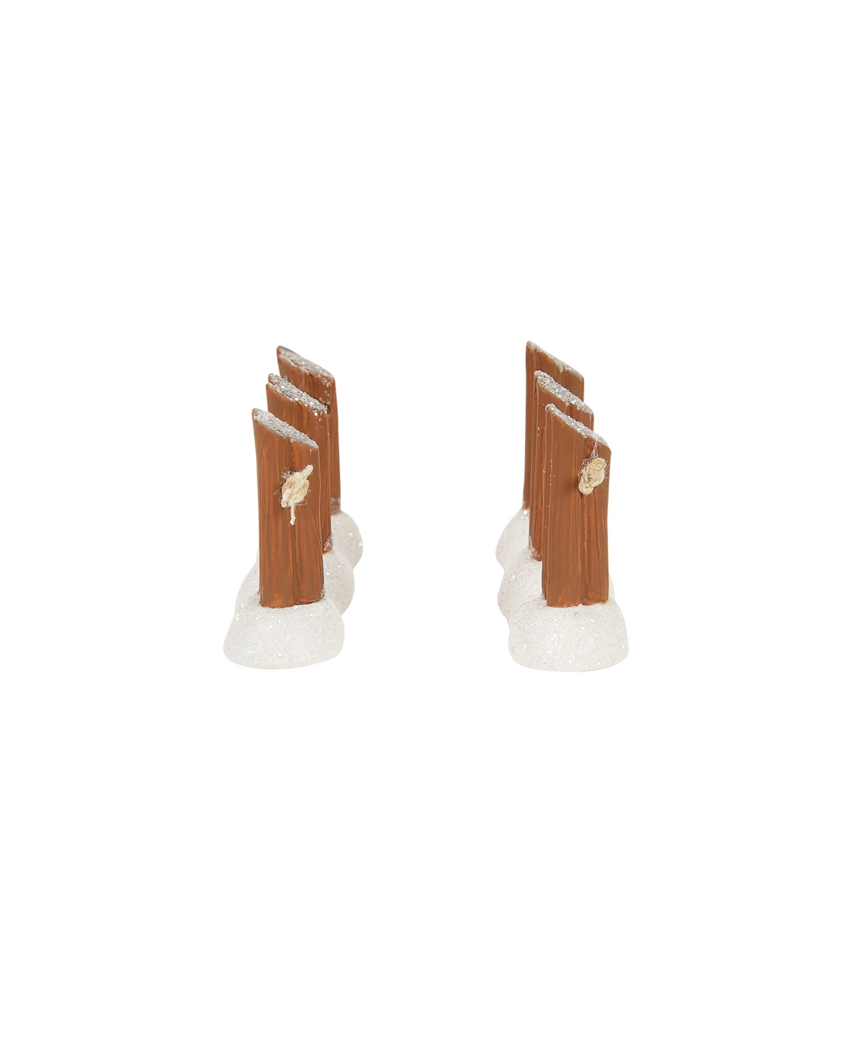 Department Five Disney Village Wharf Fencing, Set Of 2 In Brown