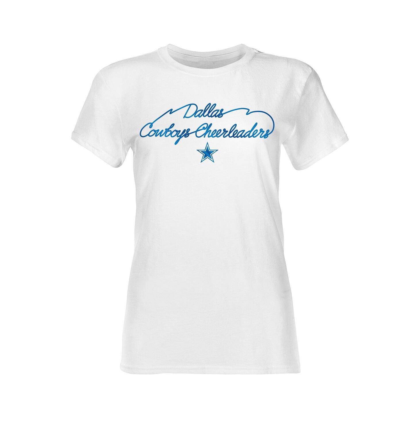 Женская футболка Dallas Cowboys White Thunderstruck Foil — фото 3